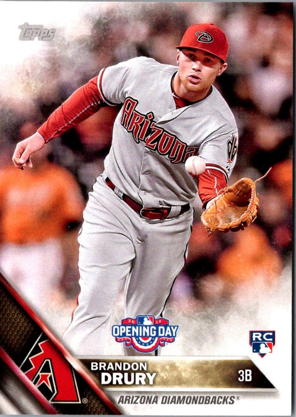 2016 Topps Opening Day Brandon Drury #OD-132 Rookie