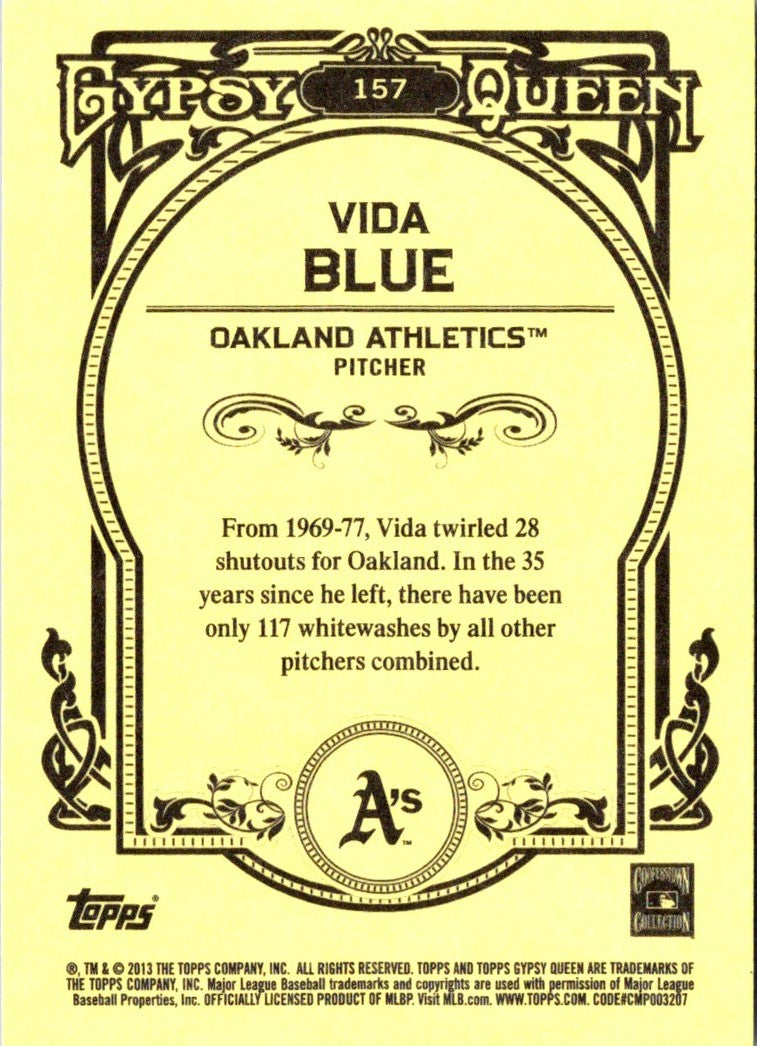 2013 Topps Gypsy Queen Vida Blue