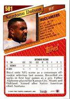 1993 Topps Gold Santana Dotson #581