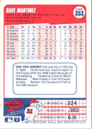 1990 Fleer Dave Martinez