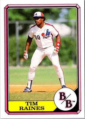 1987 Topps Boardwalk and Baseball Tim Raines #24