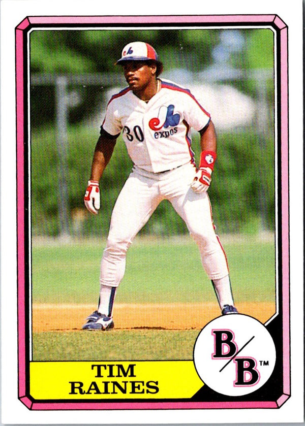 1987 Topps Boardwalk and Baseball Tim Raines #24