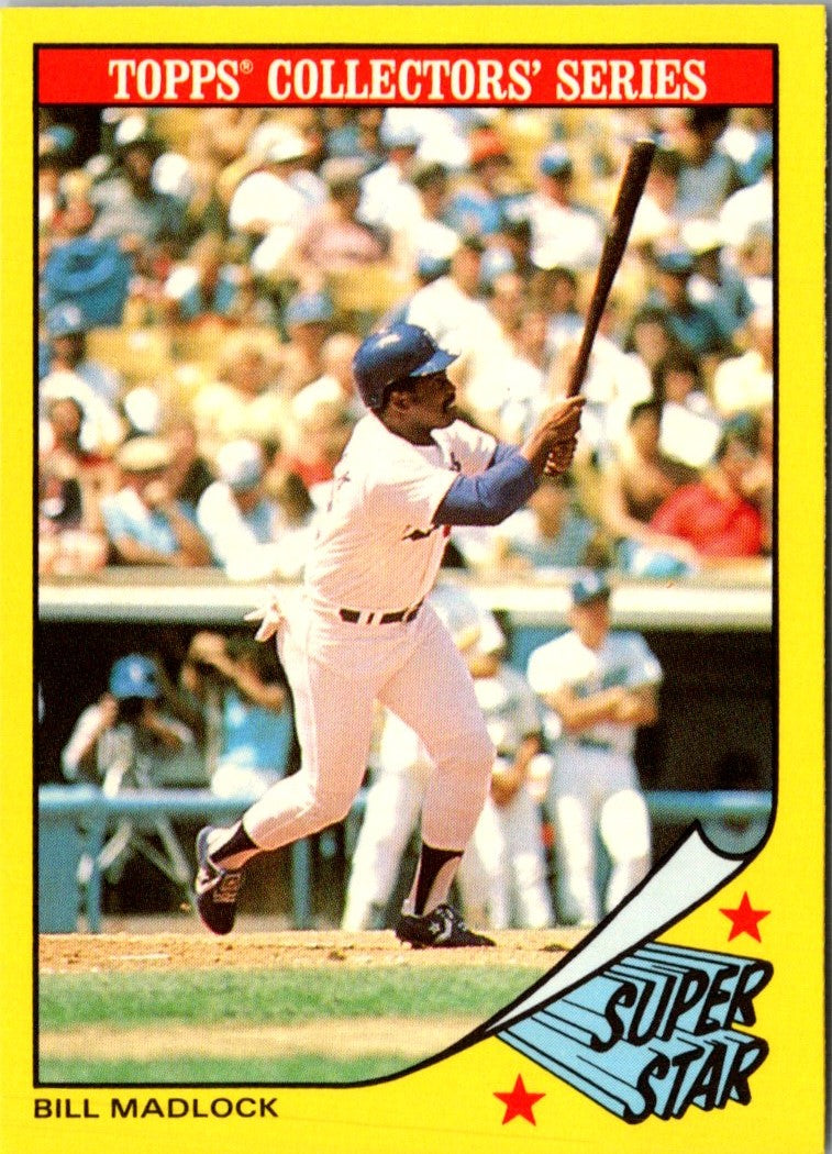 1986 Topps Baseball Champion Superstars Bill Madlock