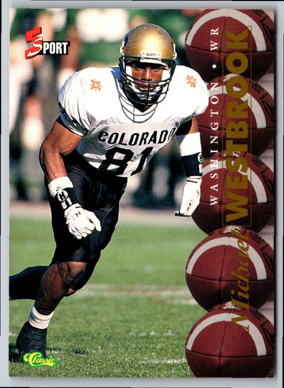 1995 Fleer Metal Silver Flasher Michael Westbrook #46