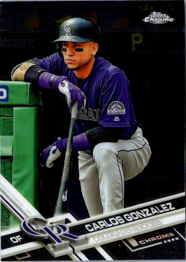 2017 Topps Chrome Carlos Gonzalez #76