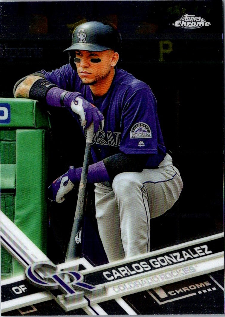 2017 Topps Chrome Carlos Gonzalez