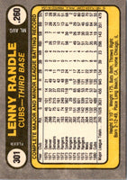 1981 Fleer Lenny Randle #301
