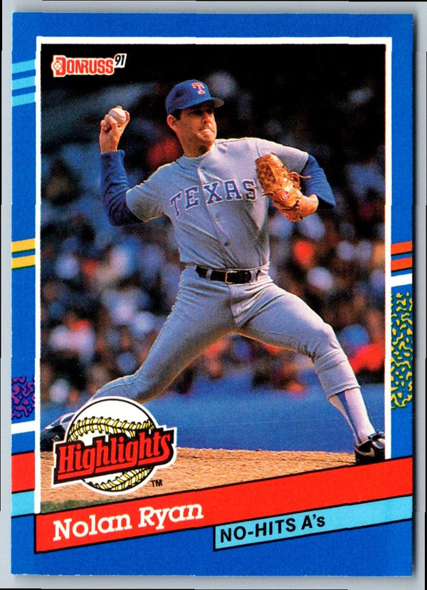 1991 Donruss Bonus Cards Nolan Ryan #BC-3A