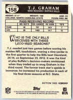 2011 Topps Football T.J. Graham #158