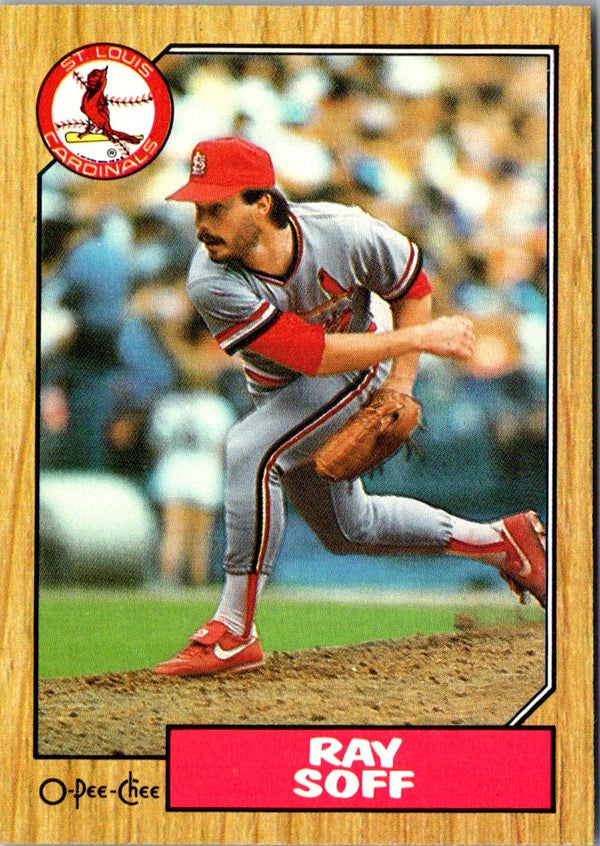 1987 O-Pee-Chee Ray Soff #96