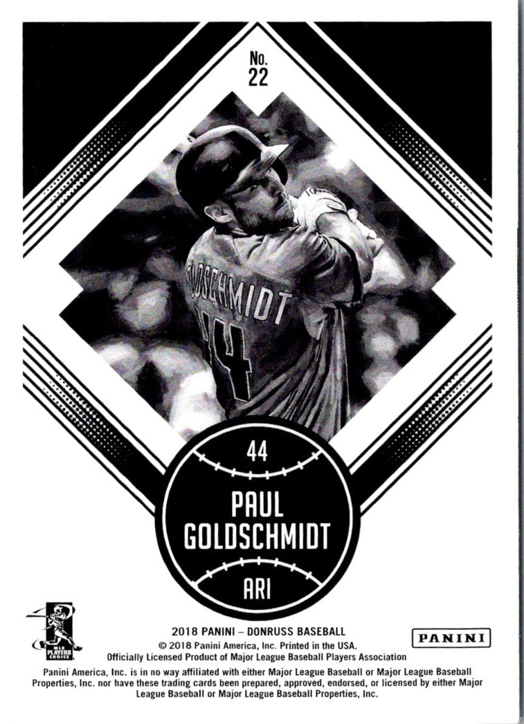 2018 Donruss Paul Goldschmidt