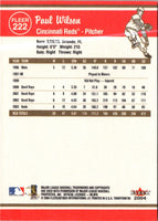2004 Fleer Tradition Paul Wilson #222