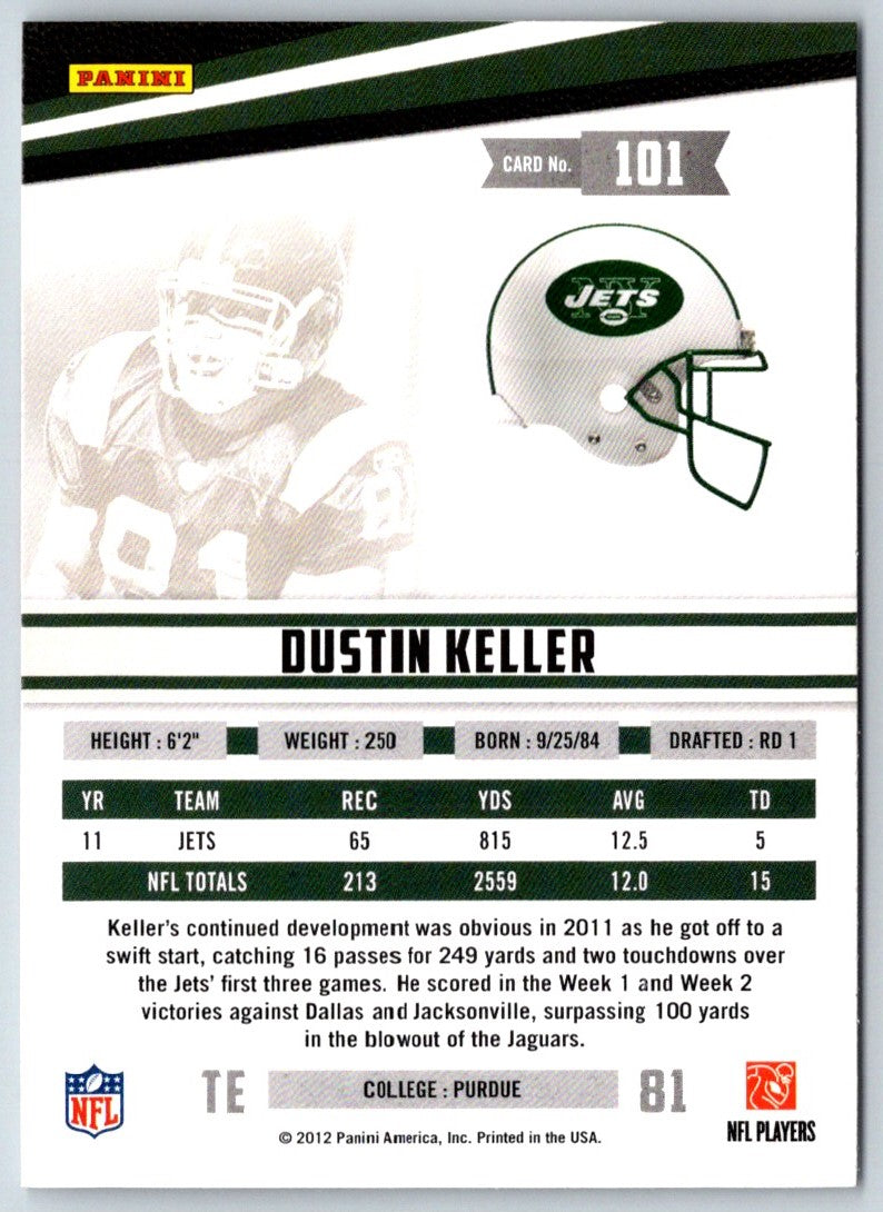 2012 Panini Rookies & Stars Dustin Keller