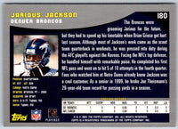 2001 Topps Jarious Jackson #180