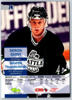 1995 Classic Images Deron Quint #74