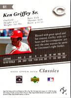 2005 Upper Deck Classics Ken Griffey Sr. #61
