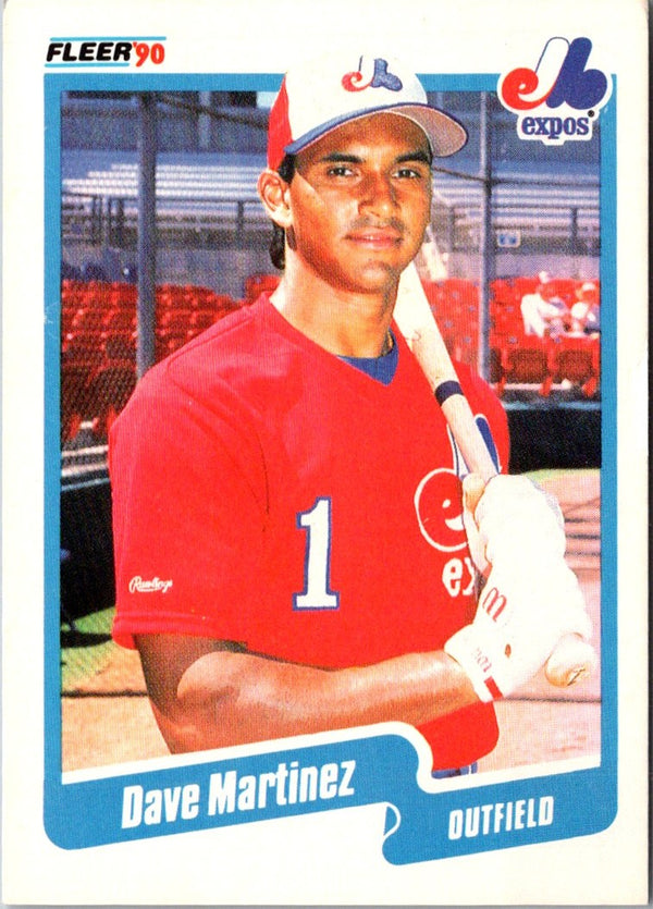 1990 Fleer Dave Martinez #353