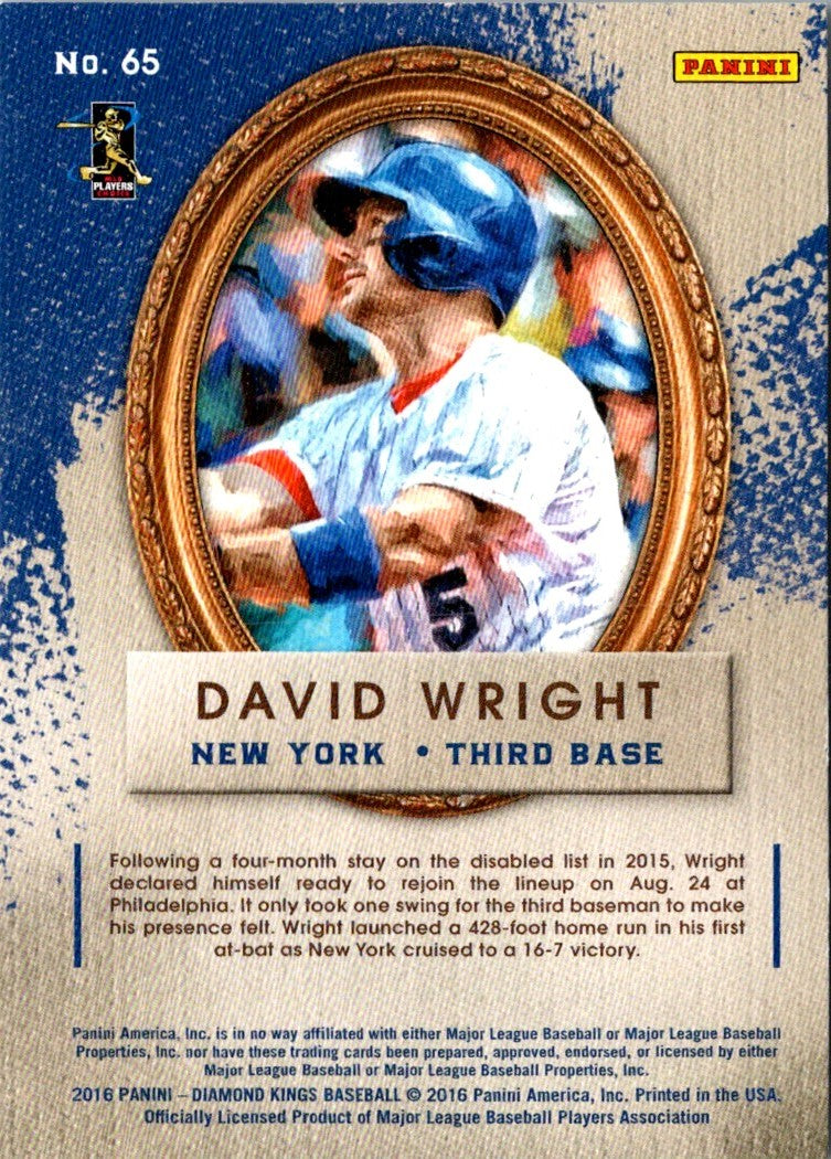 2016 Panini Diamond Kings David Wright