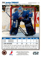 1995 Collector's Choice Player's Club Jocelyn Thibault #316