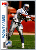 1992 Proset Rodney Peete #496