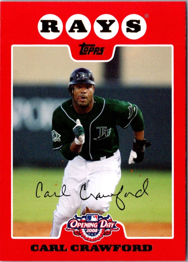 2008 Topps Opening Day Carl Crawford #187