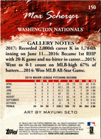 2017 Topps Gallery Max Scherzer #150