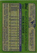 1982 Topps Dick Davis