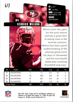 2001 Upper Deck Victory Cedrick Wilson #417 Rookie