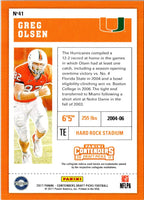 2017 Panini Contenders Draft Picks Greg Olsen #41