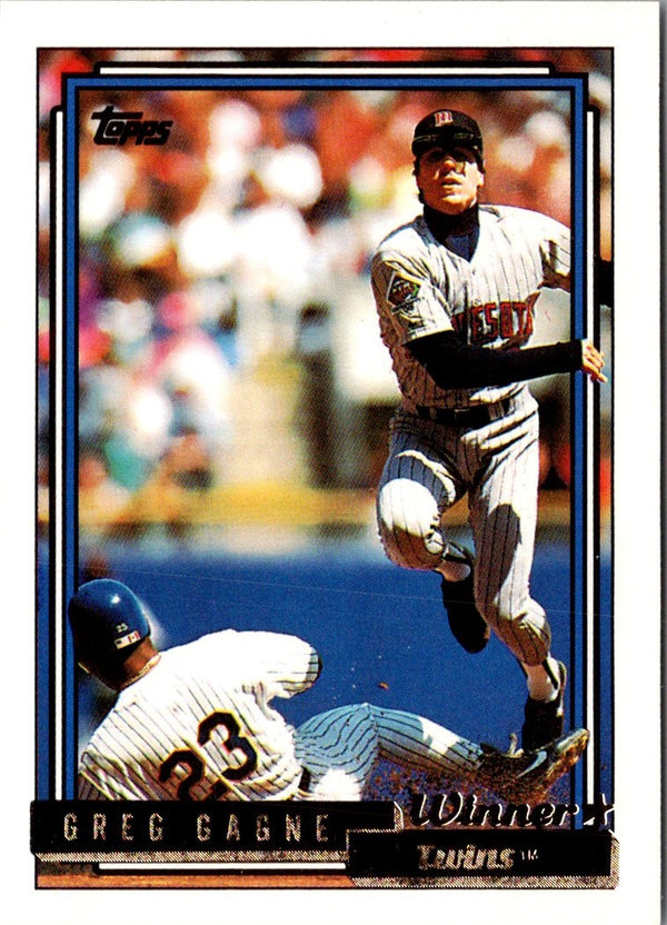 1992 Topps Greg Gagne #663