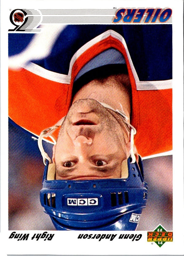 1991 Upper Deck Glenn Anderson #250