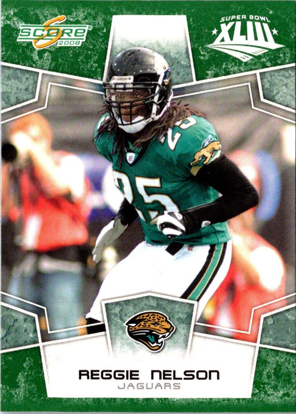 2008 Score Super Bowl XLIII Reggie Nelson #146