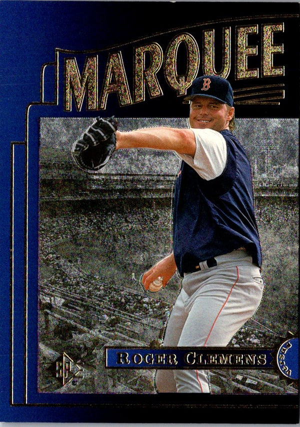 1996 SP Marquee Matchups Blue Roger Clemens #MM19