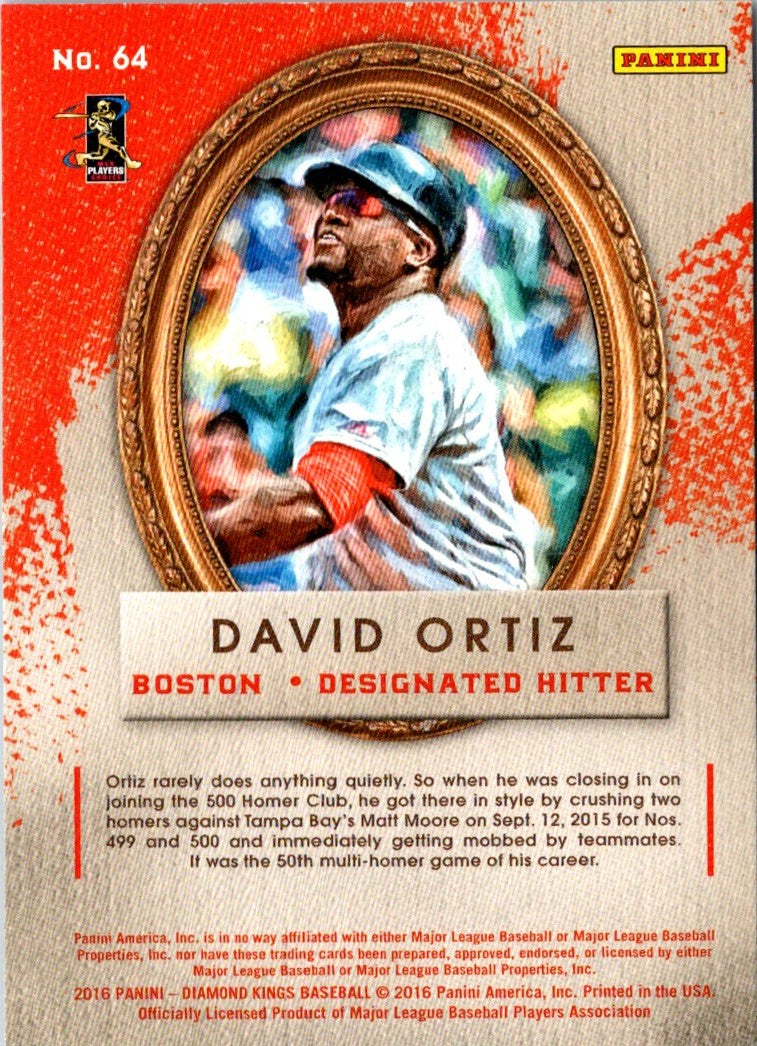 2016 Panini Diamond Kings David Ortiz