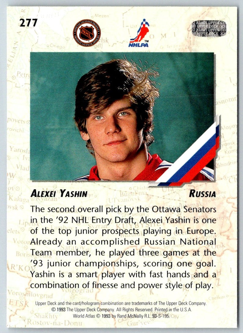 1993 Upper Deck Alexei Yashin