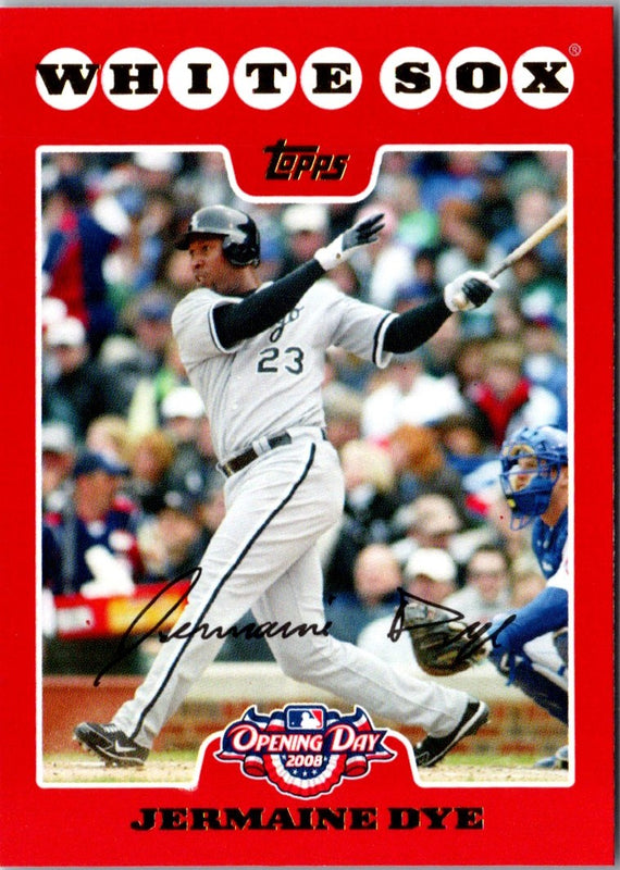 2008 Topps Opening Day Jermaine Dye #122