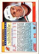 1991 Score Eric Weinrich