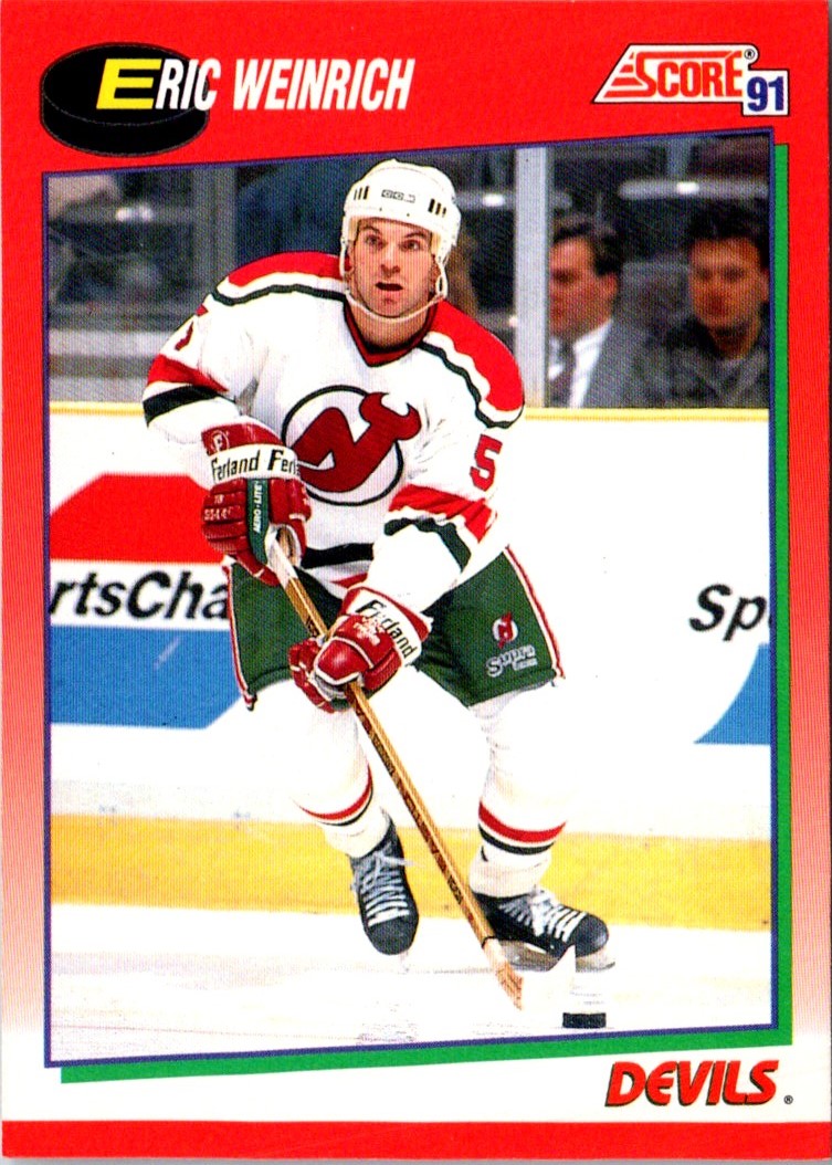 1991 Score Eric Weinrich
