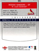 2004 SkyBox LE Reggie Sanders