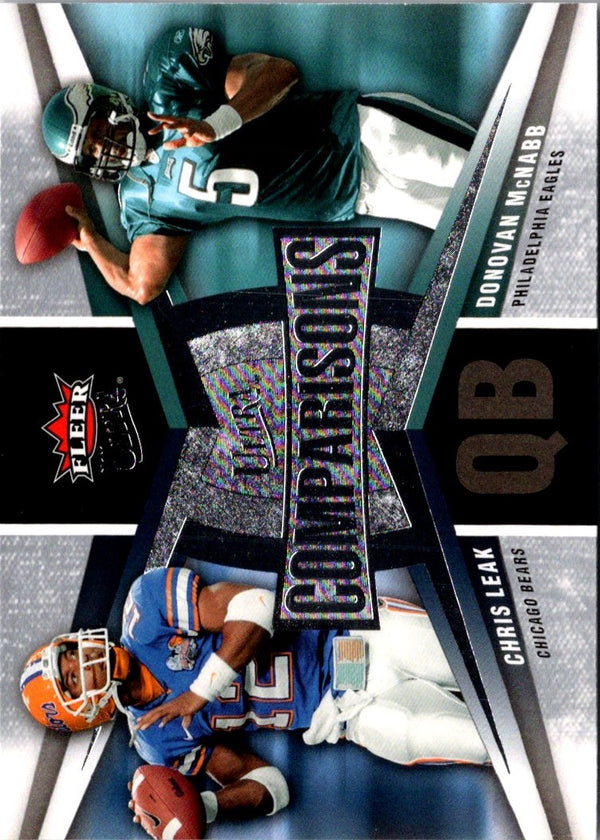 2007 Ultra Comparisons Chris Leak/Donovan McNabb #UC-LM