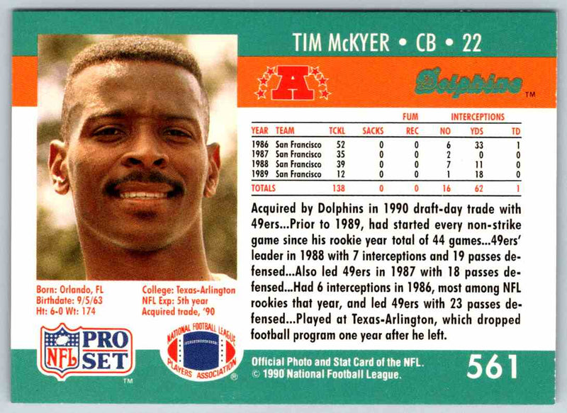 1990 Proset Tim McKyer