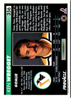 1992 Pinnacle Ken Wregget #356
