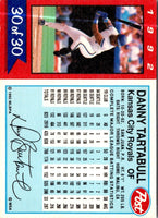 1992 Post Cereal Danny Tartabull #30