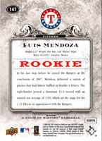 2008 Upper Deck A Piece of History Luis Mendoza #147 Rookie