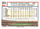 1992 Topps Dave Hollins