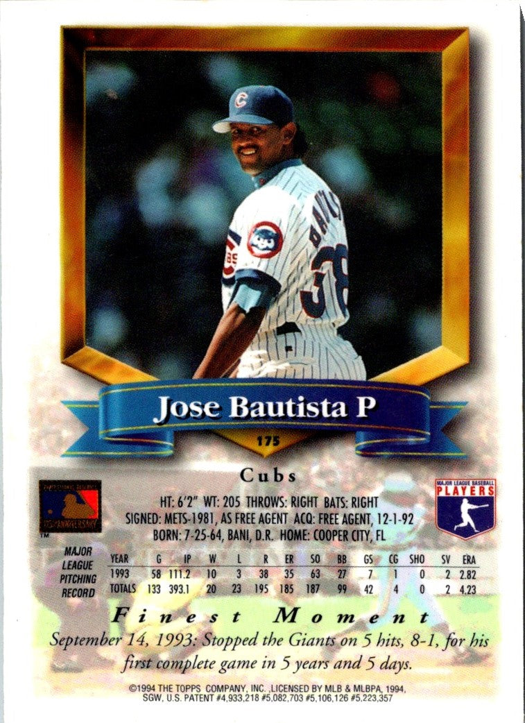 1994 Finest Jose Bautista