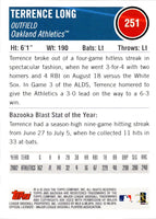 2003 Bazooka Silver Terrence Long #251