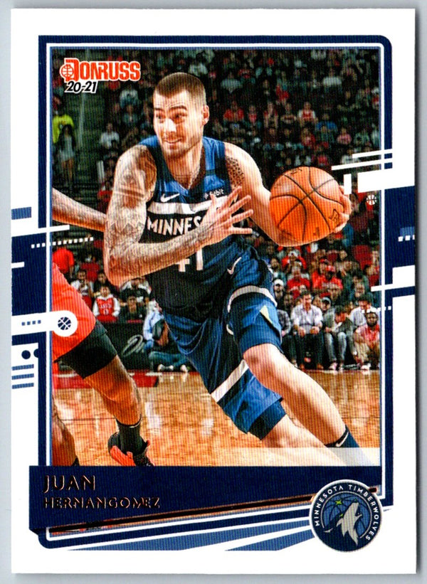 2019 Panini NBA Stickers European Juan HernangÃ³mez #432