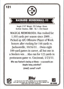 2012 Topps Magic Rashard Mendenhall