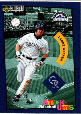 1998 Collector's Choice Stickums Larry Walker #12